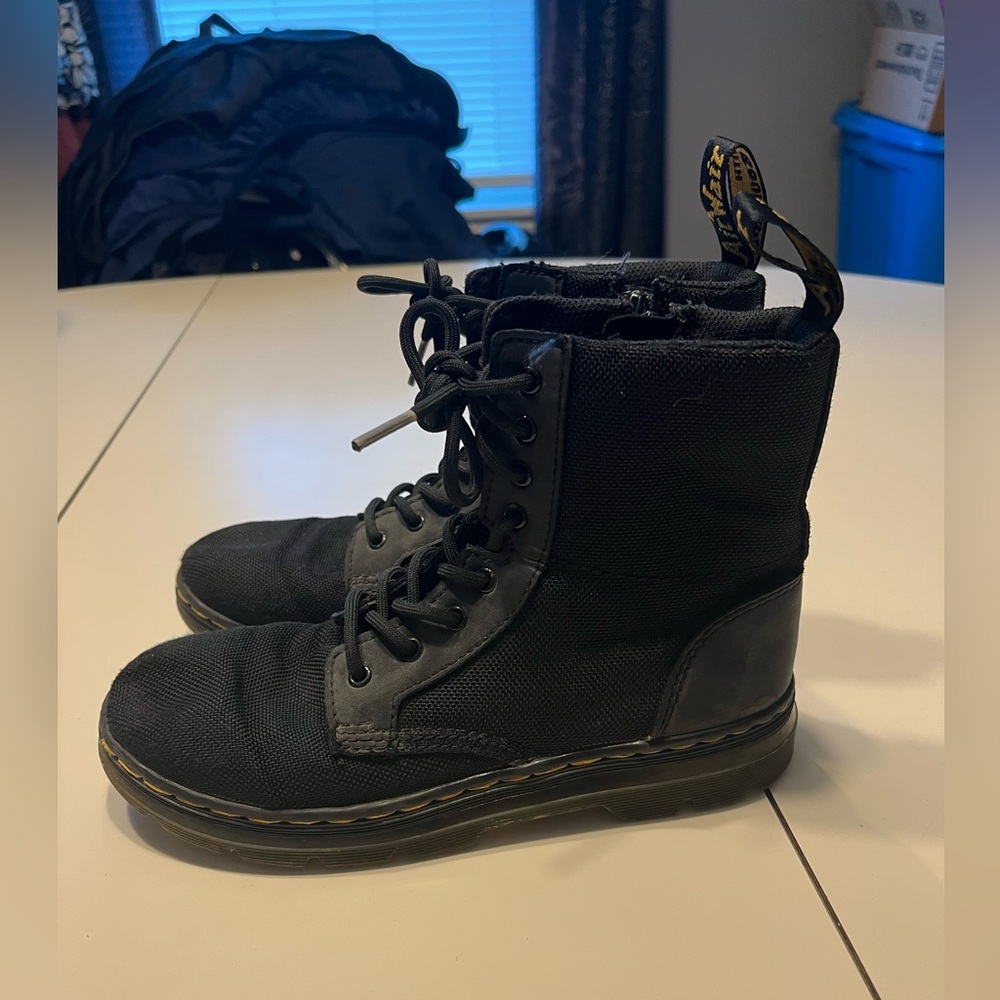 Dr. Martens Doc Marten’s youth size 3 black zip up cloth boots